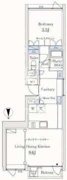 シメトリー木場 602 間取り図