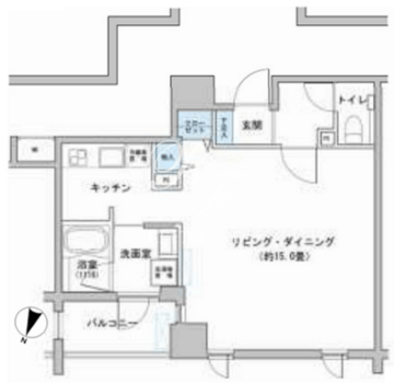 カッシア神田レジデンス 806 間取り図