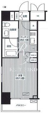 グランハイツ錦糸町 1105 間取り図