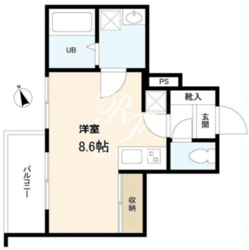 モアリッシェル代官山青葉台 303 間取り図