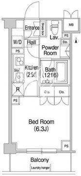 コンフォリア駒場 219 間取り図