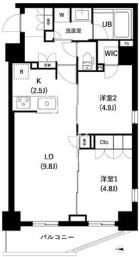 ザ・レジデンス三ノ輪2 601 間取り図