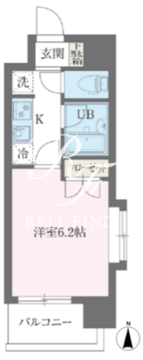 レジデンス門前仲町 906 間取り図