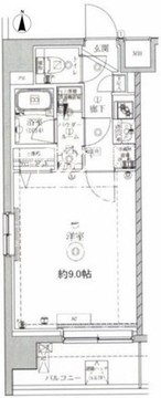 アルテシモエクラン 402 間取り図
