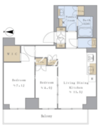 ブリリアイスト赤羽 1003 間取り図 ?>