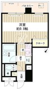 エスタシオン西新宿 403 間取り図