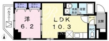 ラ・ポーズ ゾー 501 間取り図
