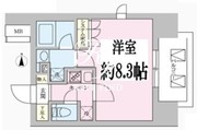 ズーム池袋ウエスト 404 間取り図