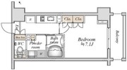 ラドゥセール巣鴨 302 間取り図