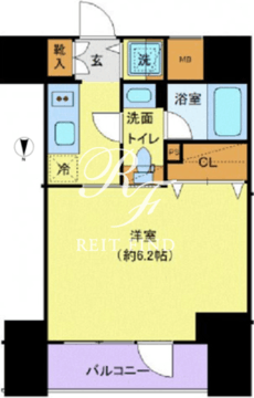 シーフォルム大森 301 間取り図