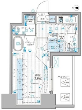 リテラス蒲田 1101 間取り図