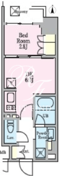 リビオメゾン木場 708 間取り図