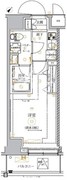 リルシア墨田八広 406 間取り図