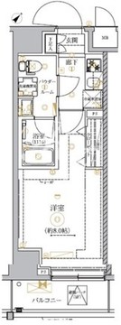 リルシア墨田八広 406 間取り図