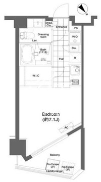 プライムアーバン目黒大橋ヒルズ 214 間取り図