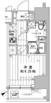 レガリス品川サウス 405 間取り図