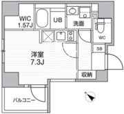 シーズンフラッツ武蔵小山 301 間取り図