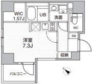 シーズンフラッツ武蔵小山 1101 間取り図