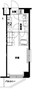 ルーブル北嶺町 704 間取り図