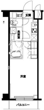 ルーブル北嶺町 307 間取り図