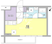 スタイリオ中延2ウエスト 404 間取り図