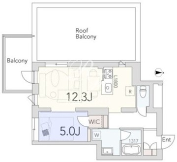 グランデュオ用賀4 405 間取り図
