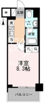 カスタリア大森3 403 間取り図