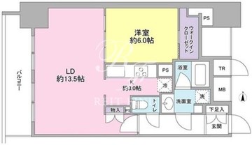 スタイリオ品川中延 313 間取り図