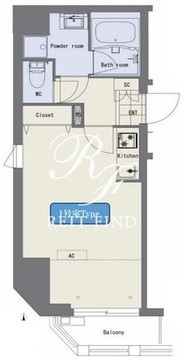 キャッスルパレス江戸川橋 301 間取り図