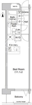 プライムアーバン学芸大学パークフロント 105 間取り図