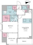 レジディア大森2 1106 間取り図