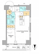 プラウドフラット浅草 201 間取り図
