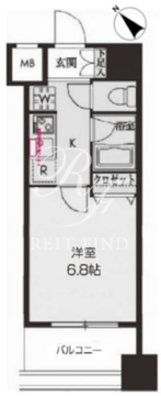 ドゥーエ新川 704 間取り図