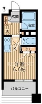 プロスペクト森下 205 間取り図