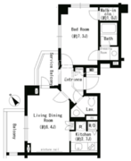 パークアクシス学芸大学 411 間取り図