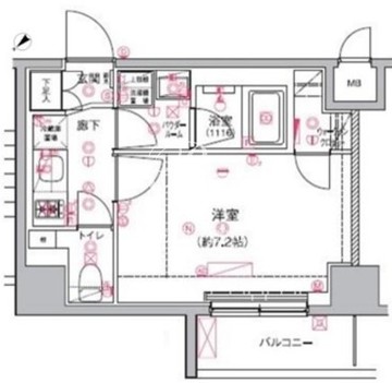 アルテシモシェルト 507 間取り図