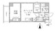 レジディア神楽坂2 204 間取り図