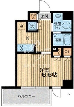 エスティメゾン武蔵小山 203 間取り図
