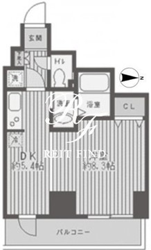 レジディア蒲田 704 間取り図