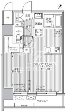 グランフォークス神田イーストタワー 901 間取り図