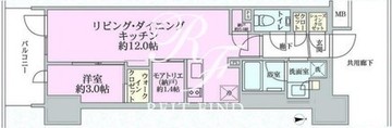 リビオ北品川リバーサイドテラス 403 間取り図