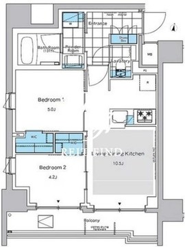 ルフォンプログレ神田プレミア 501 間取り図