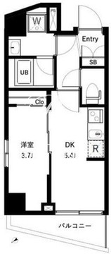 アーバンパーク東六郷2 501 間取り図