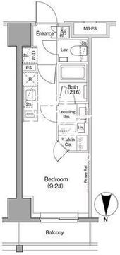 ザ・パークハビオ木場 613 間取り図