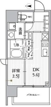 シーズンフラッツ蔵前 301 間取り図