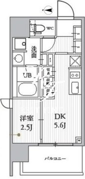 シーズンフラッツ蔵前 1301 間取り図