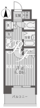 レジディア両国 305 間取り図