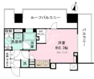 JP noie 亀戸 616 間取り図