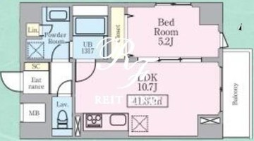 ザルーム 903 間取り図
