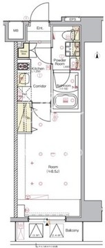 シーフォルム三ノ輪 305 間取り図